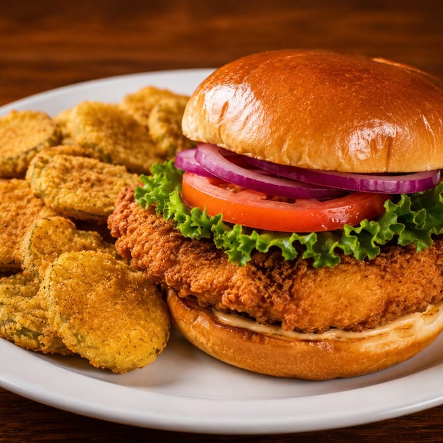 Fried or Grilled Chicken Sandwich.