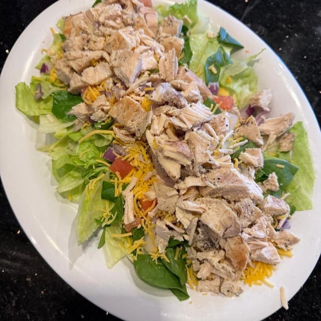 Grilled or Crispy Chicken Salad.