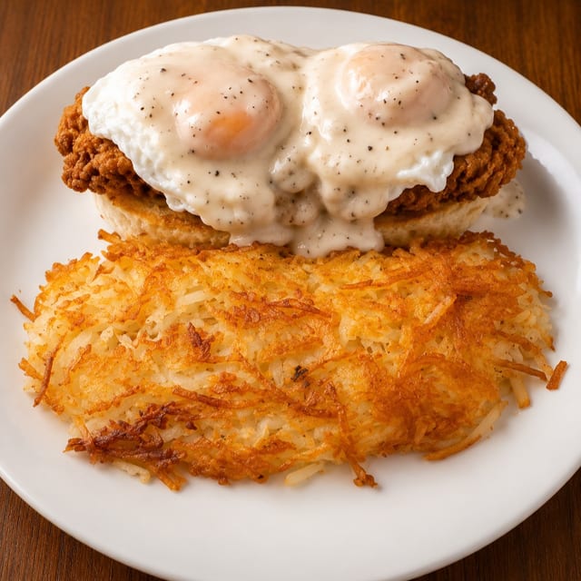 Flippin Chicken Biscuit.