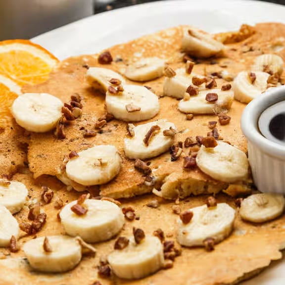 Banana Nut Pancakes.
